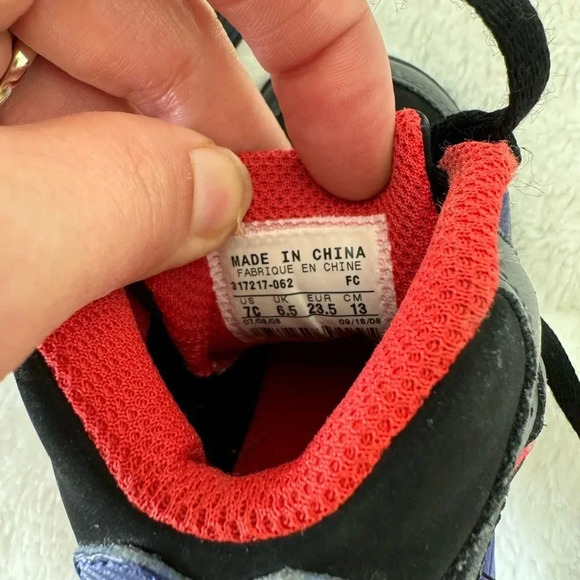 Nike Air Max 90 boys black and red hi top sneakers size 7 - Picture 7 of 7